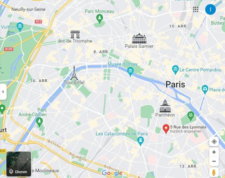 Petite Maison Avec Cour Dans Les Beaux Quartiers-Vous Faites Le Menage- Very Good Prices For T-H-E Location But You Have To Clea-N Th-E Flat Διαμέρισμα Παρίσι Εξωτερικό φωτογραφία